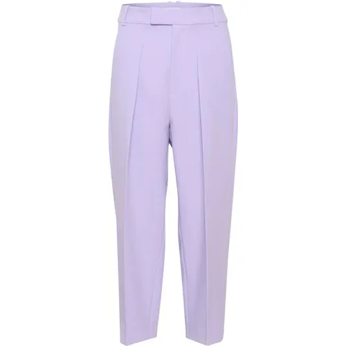 Lavender Barrel Pants with Wide Waistband , female, Sizes: 2XS - InWear - Modalova