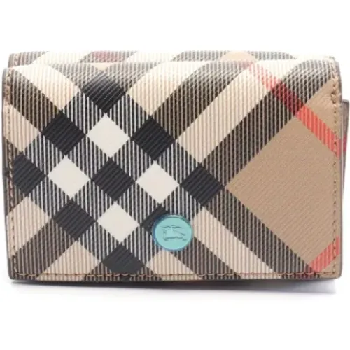 Pre-owned Canvas wallets , female, Sizes: ONE SIZE - Burberry Vintage - Modalova