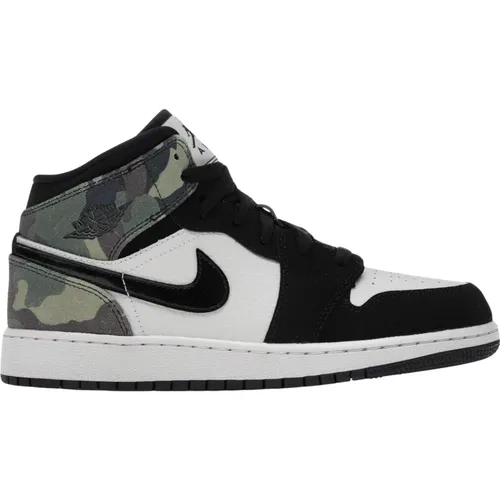 Limitierte Auflage Camo Mid Top Sneaker , Damen, Größe: 39 EU - Nike - Modalova