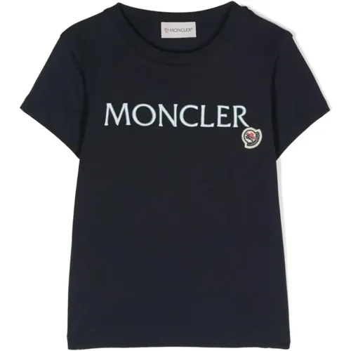 Casual T-Shirt,050 T-Shirt - Klassischer Stil - Moncler - Modalova