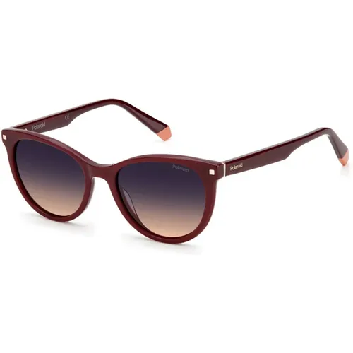 Cat-Eye Sunglasses Gradient Polarized , female, Sizes: 53 MM - Polaroid - Modalova