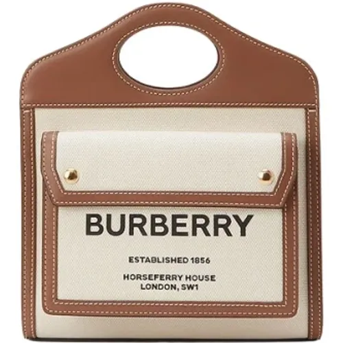 Innovative Canvas Handbag , female, Sizes: ONE SIZE - Burberry - Modalova