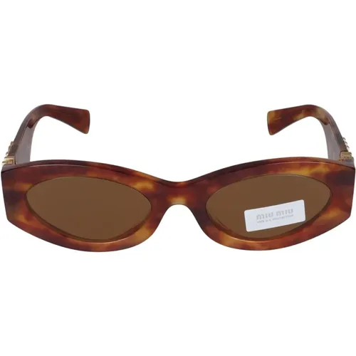 Stylische Sonnenbrille , Damen, Größe: 54 MM - Miu Miu - Modalova