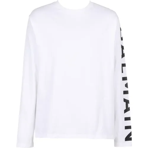 Long-Sleeved T-Shirt , male, Sizes: M - Balmain - Modalova