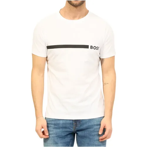 Herren Slim Fit Bedrucktes T-Shirt - Hugo Boss - Modalova