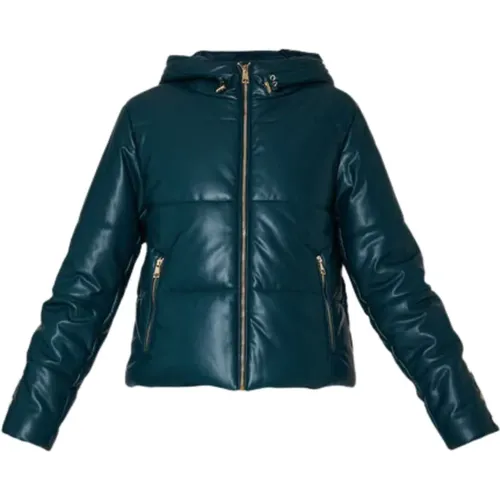 Quilted Hooded Jacket , female, Sizes: S, M - Liu Jo - Modalova