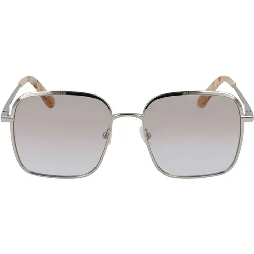 Goldene Sonnenbrille für Stil und Eleganz - Chloé - Modalova