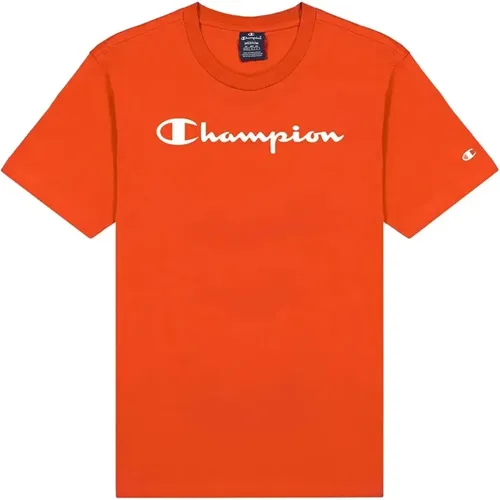 T-Shirt , Herren, Größe: L - Champion - Modalova