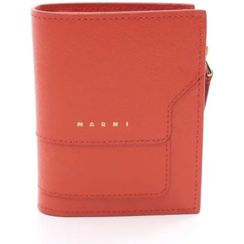 Pre-owned Leather wallets , female, Sizes: ONE SIZE - Marni Pre-owned - Modalova