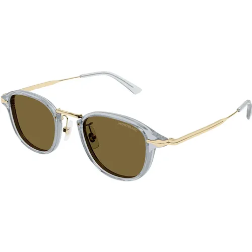 Sunglasses Mb0336S Color 003 , male, Sizes: 48 MM - Montblanc - Modalova