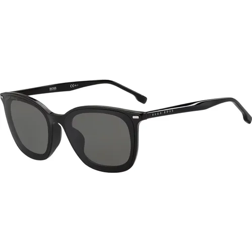 Grey Sunglasses , male, Sizes: 60 MM - Hugo Boss - Modalova