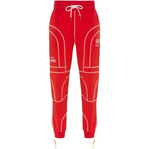 Catalunya Rosso Track Pants , male, Sizes: XL, S, L, M - Borgo - Modalova