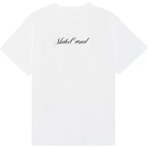 Skater Print T-shirt , unisex, Größe: 2Xs/Xs - Soulland - Modalova