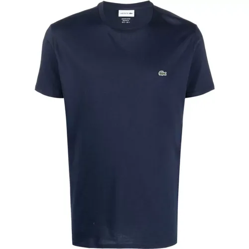 Klassisches T-Shirt , Herren, Größe: S - Lacoste - Modalova