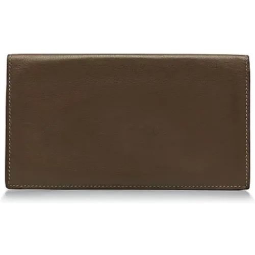 Pre-owned Leather wallets , female, Sizes: ONE SIZE - Hermès Vintage - Modalova