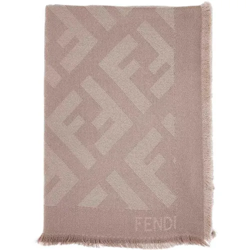 Stylish Scarf with Pocket , female, Sizes: ONE SIZE - Fendi - Modalova