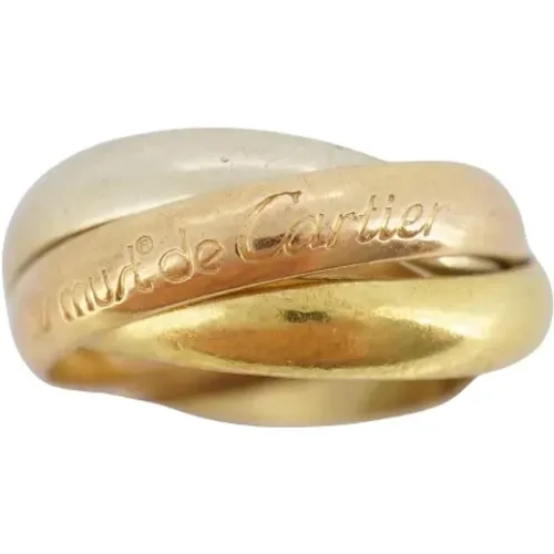 Pre-owned Metal rings , female, Sizes: ONE SIZE - Cartier Vintage - Modalova