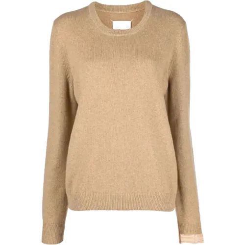 Wool and Cashmere Sweater , female, Sizes: M - Maison Margiela - Modalova