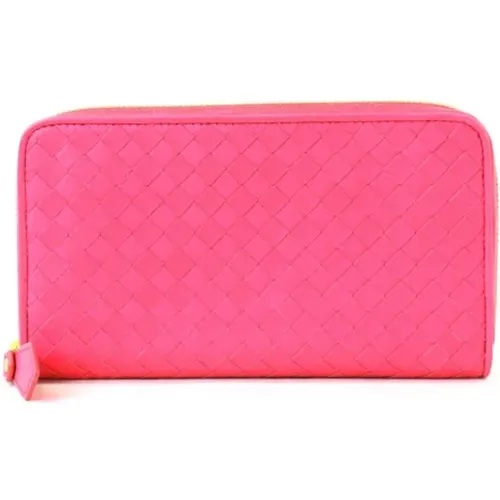 Pre-owned Rosa Leather Wallet , female, Sizes: ONE SIZE - Bottega Veneta Vintage - Modalova
