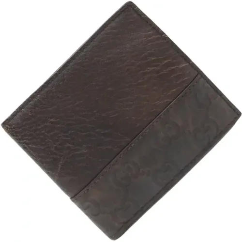 Pre-owned Leather wallets , female, Sizes: ONE SIZE - Gucci Vintage - Modalova