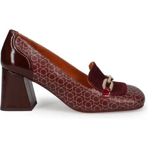 Bordeaux Flat Shoes Geometric Print , female, Sizes: 5 UK, 3 UK, 4 UK, 4 1/2 UK - Chie Mihara - Modalova