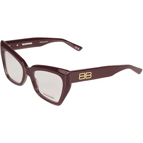 Transparent Bb0275O Glasses , unisex, Sizes: 53 MM - Balenciaga - Modalova