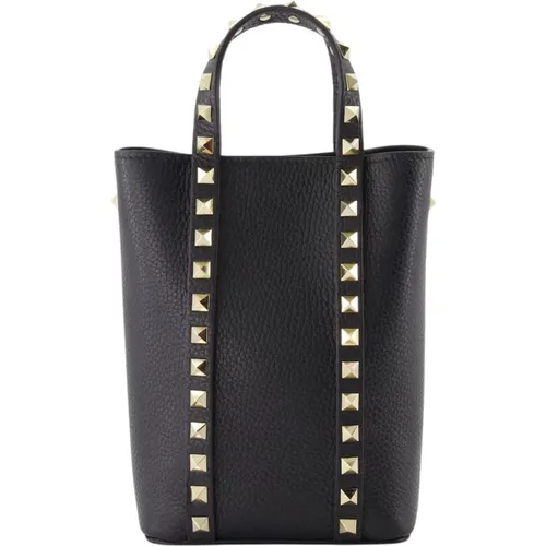 Studded Leather Crossbody Bag , female, Sizes: ONE SIZE - Valentino Garavani - Modalova