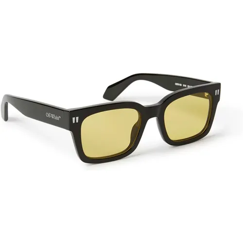 Light Yellow Cat Sunglasses , unisex, Sizes: 52 MM - Off White - Modalova