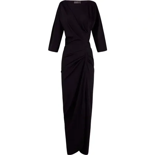 Silk and virgin wool dress , female, Sizes: 2XL, L, XL - Cortana - Modalova