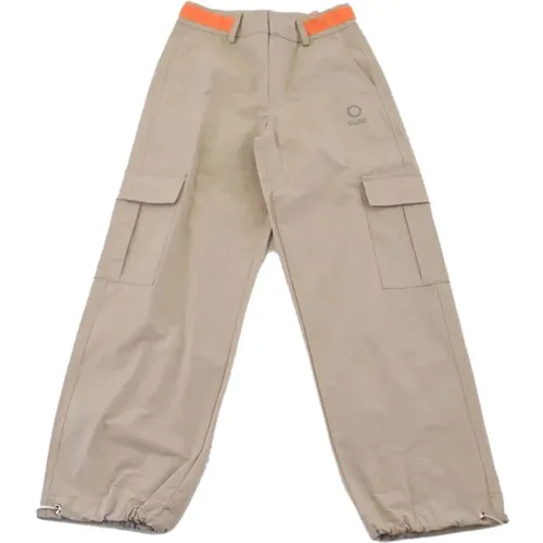 Cargo Hose mit elastischem Bund und doppelten Seitentaschen - Suns - Modalova