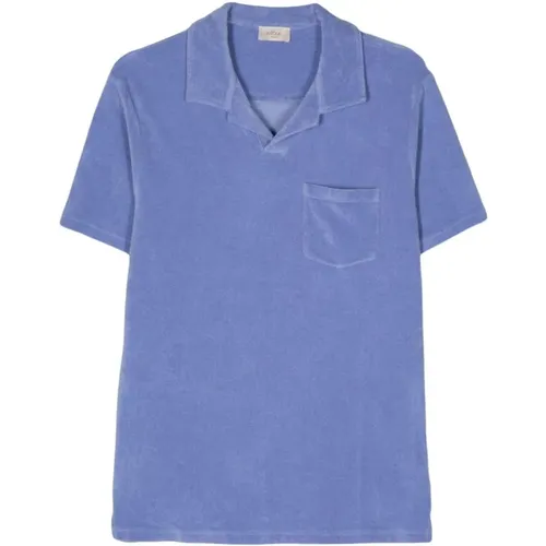 Polo Shirt in Blau , Herren, Größe: XL - Altea - Modalova