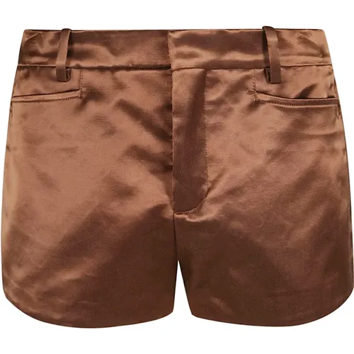 Glanzende Duchesse Baumwollshorts - Tom Ford - Modalova