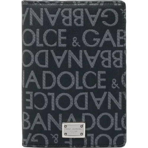 Schwarze Geldbörsen - Stilvolle Kollektion , Herren, Größe: ONE Size - Dolce & Gabbana - Modalova