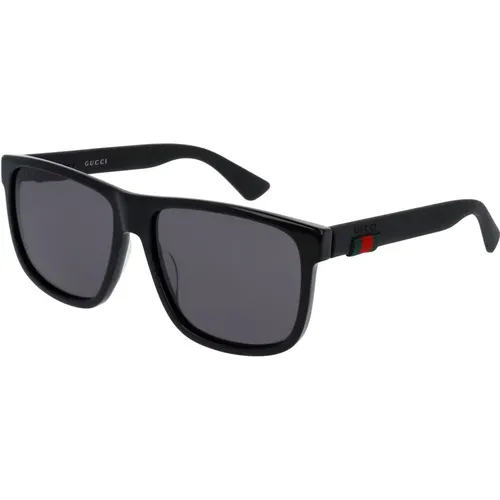 Grey Sunglasses , male, Sizes: 58 MM - Gucci - Modalova