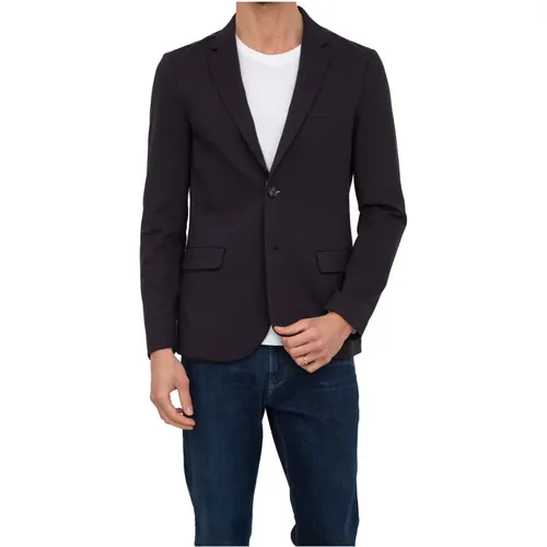 Men`s Blazer Jacket , male, Sizes: L, XL - Emporio Armani - Modalova