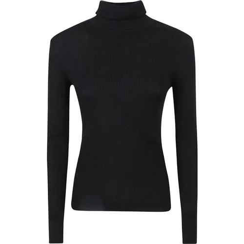 Ribbed Knit Turtleneck for Women , female, Sizes: L, S - P.a.r.o.s.h. - Modalova