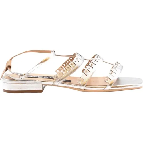 Summer Chic Flat Sandals , female, Sizes: 2 1/2 UK - Sergio Rossi - Modalova