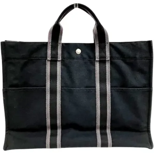 Pre-owned Canvas Handtaschen , Damen, Größe: ONE Size - Hermès Vintage - Modalova