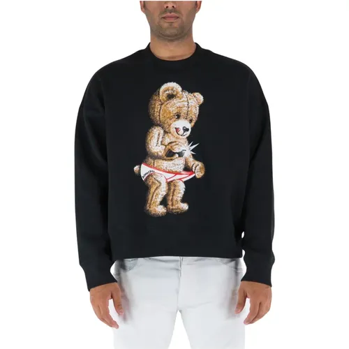 Cotton French Terry Sweatshirt , male, Sizes: S, L, XL, M - Domrebel - Modalova