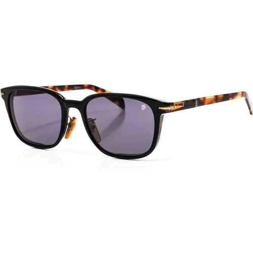 Klassische quadratische Sonnenbrille aus Acetat - Eyewear by David Beckham - Modalova