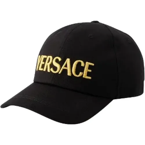 Pre-owned Cotton hats , male, Sizes: ONE SIZE - Versace Pre-owned - Modalova