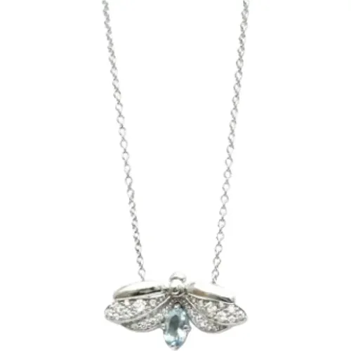 Pre-owned Platinum necklaces , female, Sizes: ONE SIZE - Tiffany & Co. Pre-owned - Modalova