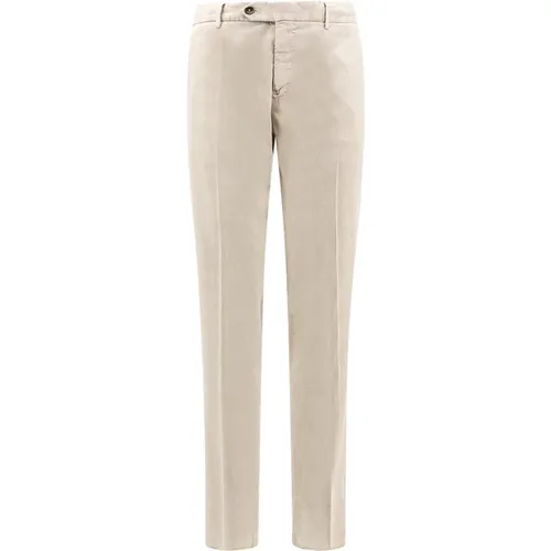 Slim Fit Linen Trousers , male, Sizes: L, 2XL, 3XL, XL - PT Torino - Modalova