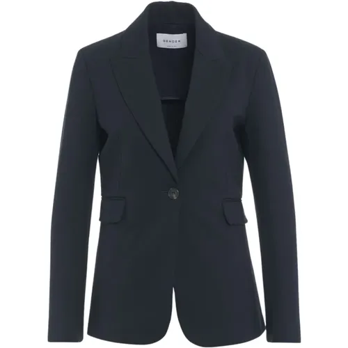 Blaue Blazer Aw24 , Damen, Größe: M - Gender - Modalova