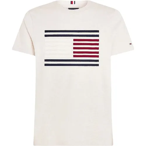 Maxi Grosgrain Flag Herren T-Shirt - Tommy Hilfiger - Modalova