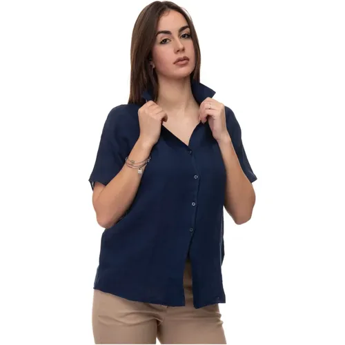 Linen shirt , female, Sizes: L, M - Fay - Modalova