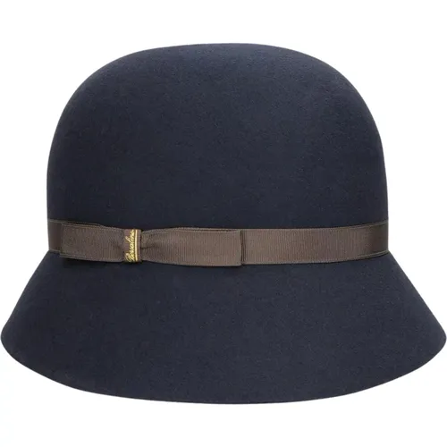 Retro-Stil Cloche Hut , Damen, Größe: L - Borsalino - Modalova