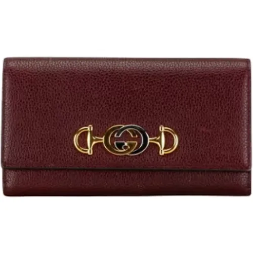 Pre-owned Leather wallets , female, Sizes: ONE SIZE - Gucci Vintage - Modalova