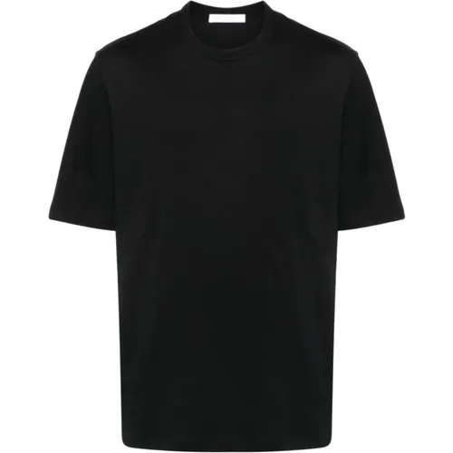 Schwarzes schweres T-Shirt für den Alltag , Herren, Größe: L - Helmut Lang - Modalova