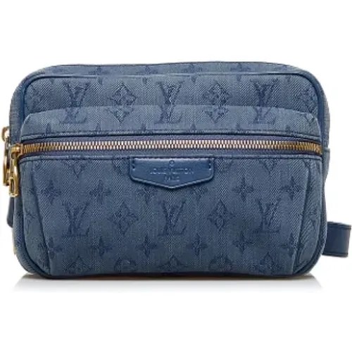 Pre-owned Denim crossbody-bags , female, Sizes: ONE SIZE - Louis Vuitton Vintage - Modalova